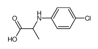 2-(4-CHLORO-PHENYLAMINO)-PROPIONIC ACID Structure