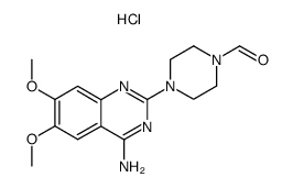 4-amino-6,7-dimethoxy-2-(4-formylpiperazino)quinazoline hydrochloride结构式