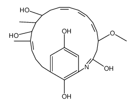 Ansatrienol A, 20,23-didehydro-20,23-dideoxo-20,23-dihydroxy-结构式