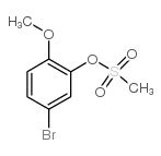 5-Bromo-2-methoxyphenyl methanesulfonate structure