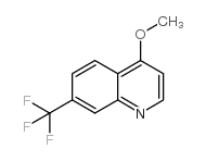 4-甲氧基-7-三氟甲基喹啉结构式