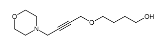 4-(4-morpholin-4-ylbut-2-ynoxy)butan-1-ol Structure