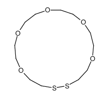 1,8,11,14,17-pentaoxa-4,5-dithiacyclononadecane结构式