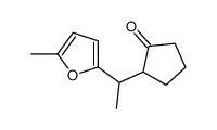 2-[1-(5-methylfuran-2-yl)ethyl]cyclopentan-1-one Structure