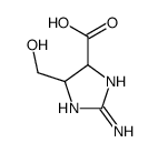 2-Imidazoline-5-carboxylic acid, 2-amino-4-(hydroxymethyl)- (7CI) picture