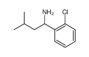 1-(2-chlorophenyl)-3-methylbutan-1-amine Structure