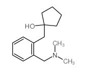 1-[[2-(dimethylaminomethyl)phenyl]methyl]cyclopentan-1-ol结构式