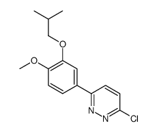 3-chloro-6-[4-methoxy-3-(2-methylpropoxy)phenyl]pyridazine Structure