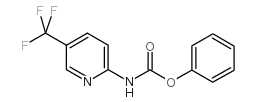 [5-(三氟甲基)吡啶-2-基]氨基甲酸苯酯结构式