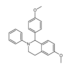 6-methoxy-1-(4-methoxyphenyl)-2-phenyl-3,4-dihydro-1H-isoquinoline Structure