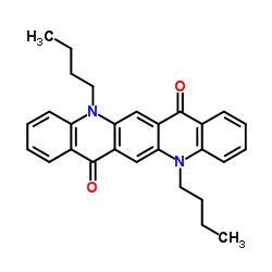 N,N'-Dibutylquinacridone Structure