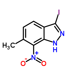 3-碘-6-甲基-7-硝基-1H-吲唑图片