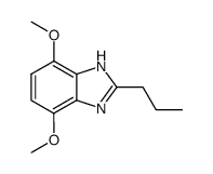 4,7-dimethoxy-2-propyl-1H-benzimidazole Structure