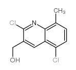 2,5-DICHLORO-8-METHYLQUINOLINE-3-METHANOL结构式