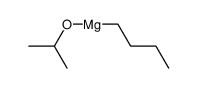 butyl(1-methylethoxy)magnesium Structure