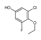 3-Chloro-4-ethoxy-5-fluorophenol Structure