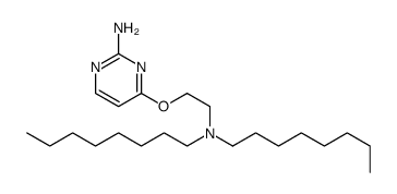 2-Amino-4-di-octylaminoethoxypyrimidine Structure