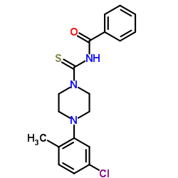 N-((4-(5-CHLORO-2-METHYLPHENYL)PIPERAZINYL)THIOXOMETHYL)BENZAMIDE picture