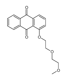 1-[2-(2-methoxyethoxy)ethoxy]anthracene-9,10-dione结构式