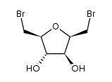 2,5-Anhydro-1,6-dibrom-1,6-didesoxy-L-iditol结构式