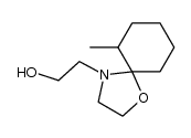 2-(6-methyl-1-oxa-4-azaspiro[4.5]decan-4-yl)ethanol结构式