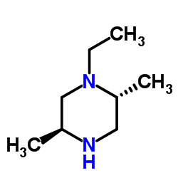 (2R,5S)-REL-1-ETHYL-2,5-DIMETHYLPIPERAZINE structure