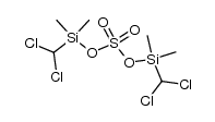 bis((dichloromethyl)dimethylsilyl) sulfate Structure