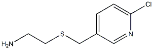 2-(((6-chloropyridin-3-yl)methyl)thio)ethanamine Structure
