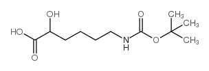 6-((tert-butoxycarbonyl)amino)-2-hydroxyhexanoic acid结构式