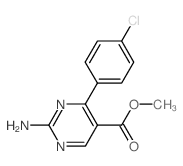 2-氨基-4-(4-氯苯基)-5-嘧啶羧酸甲酯图片