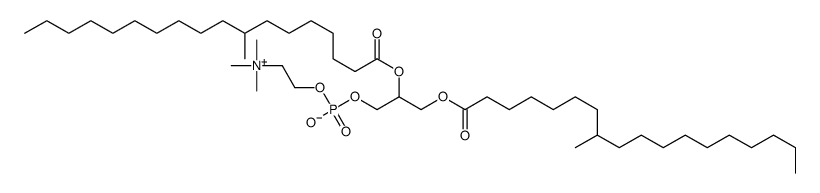 di-(8-methylstearoyl)phosphatidylcholine Structure