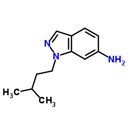 1-(3-Methylbutyl)-1H-indazol-6-amine Structure