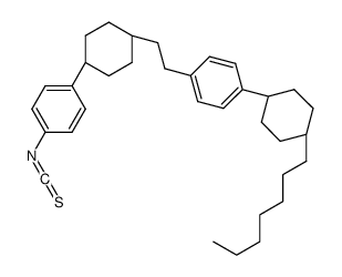 1-(4-(4-HEPTYLCYCLOHEXYL)PHENYL)ISOTHIO& structure