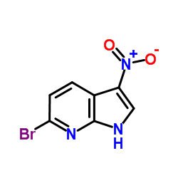 6-Bromo-3-nitro-7-azaindole structure