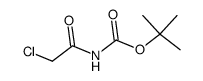Carbamic acid, (chloroacetyl)-, 1,1-dimethylethyl ester (9CI) Structure