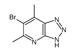 6-Bromo-5,7-dimethyl-v-triazolo[4,5-b]pyridine Structure