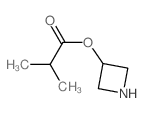 3-Azetidinyl 2-methylpropanoate Structure