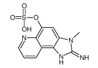 2-amino-3-methylimidazo(4,5-f)-quinoline 5-sulfate ester Structure