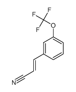 3-(3-(trifluoromethoxy)phenyl)acrylonitrile Structure