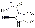 2-Cyano-1H-indole-3-carboxylic acid hydrazide结构式