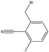 2-Bromomethyl-6-methyl-benzonitrile结构式