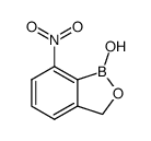 7-nitrobenzo[c][1,2]oxaborol-1(3H)-ol结构式