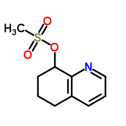 5,6,7,8-Tetrahydro-8-quinolinyl methanesulfonate结构式