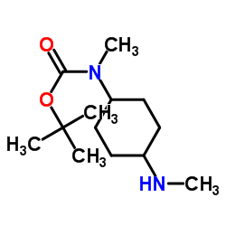 Methyl-(4-Methylamino-cyclohexyl)-carbamic acid tert-butyl ester structure