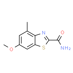 2-Benzothiazolecarboxamide,6-methoxy-4-methyl-(9CI) structure