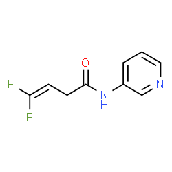 3-Butenamide,4,4-difluoro-N-3-pyridinyl-(9CI) structure