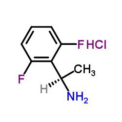 (R)-1-(2,6-二氟苯基)乙胺盐酸盐结构式