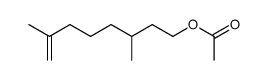 Rhodinylacetat结构式