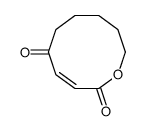 3,4,5,6-tetrahydro-2H-oxecine-7,10-dione Structure