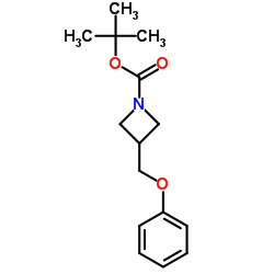 2-Methyl-2-propanyl 3-(phenoxymethyl)-1-azetidinecarboxylate Structure